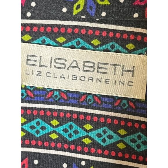 Retro Floral Western Shirt 18 Boho Striped Funky Classic Cowgirl 80s Aztec - Picture 2 of 10